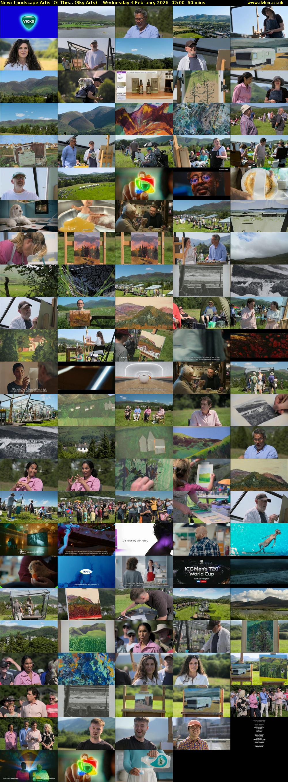 Landscape Artist Of The... (Sky Arts) Wednesday 4 February 2026 02:00 - 03:00