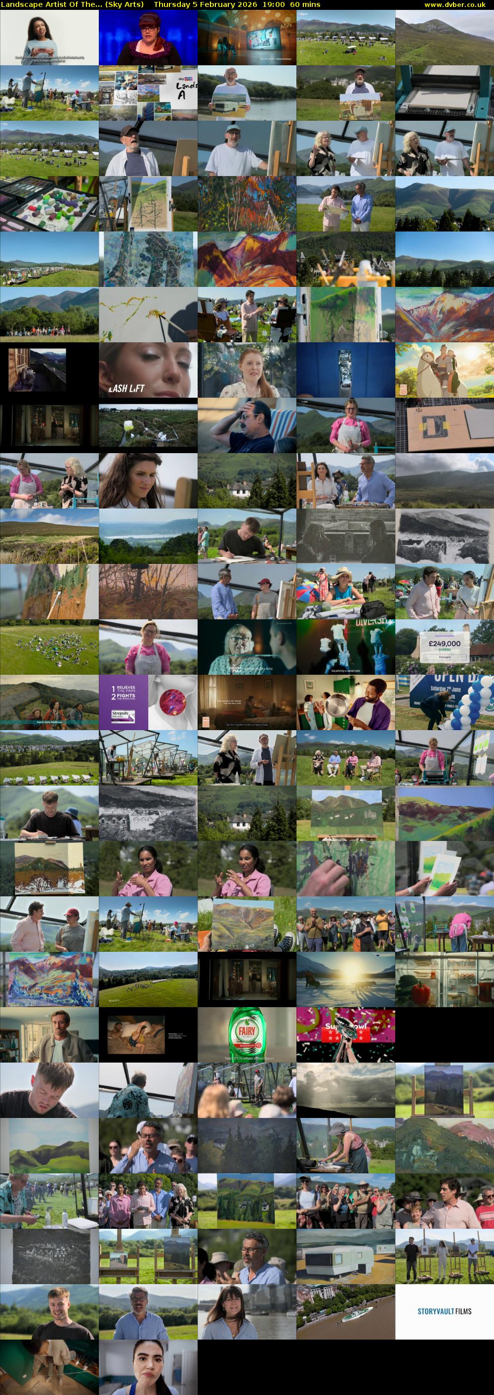 Landscape Artist Of The... (Sky Arts) Thursday 5 February 2026 19:00 - 20:00