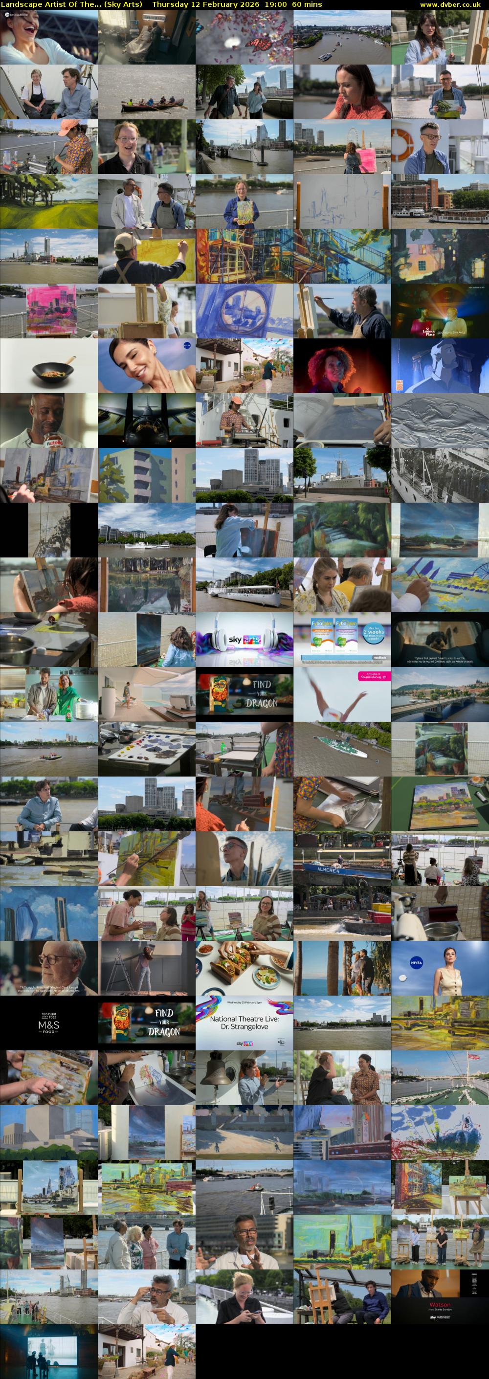 Landscape Artist Of The... (Sky Arts) Thursday 12 February 2026 19:00 - 20:00