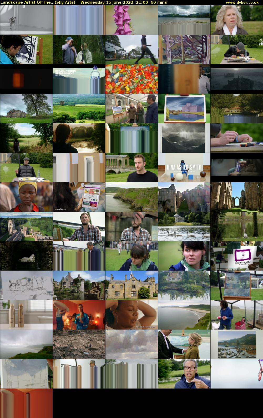 Landscape Artist Of The.. (Sky Arts) Wednesday 15 June 2022 21:00 - 22:00