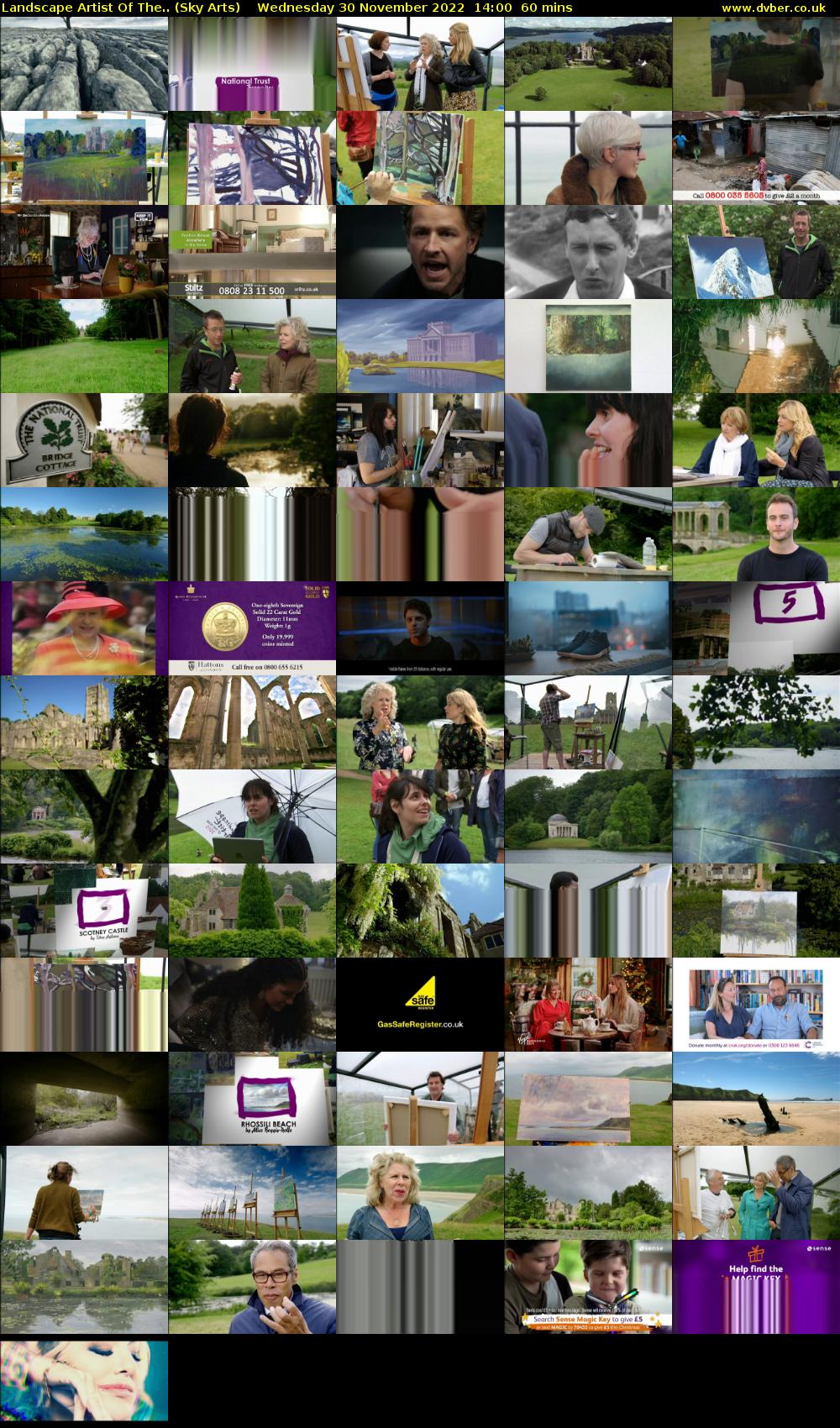 Landscape Artist Of The.. (Sky Arts) Wednesday 30 November 2022 14:00 - 15:00