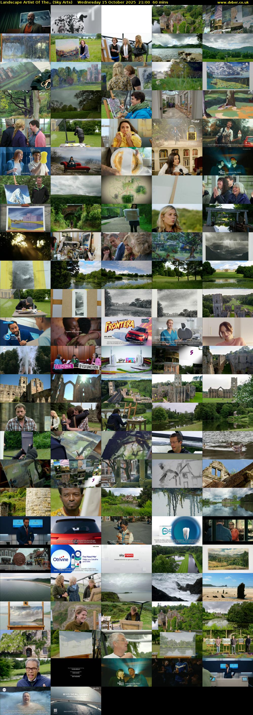 Landscape Artist Of The.. (Sky Arts) Wednesday 15 October 2025 21:00 - 22:00