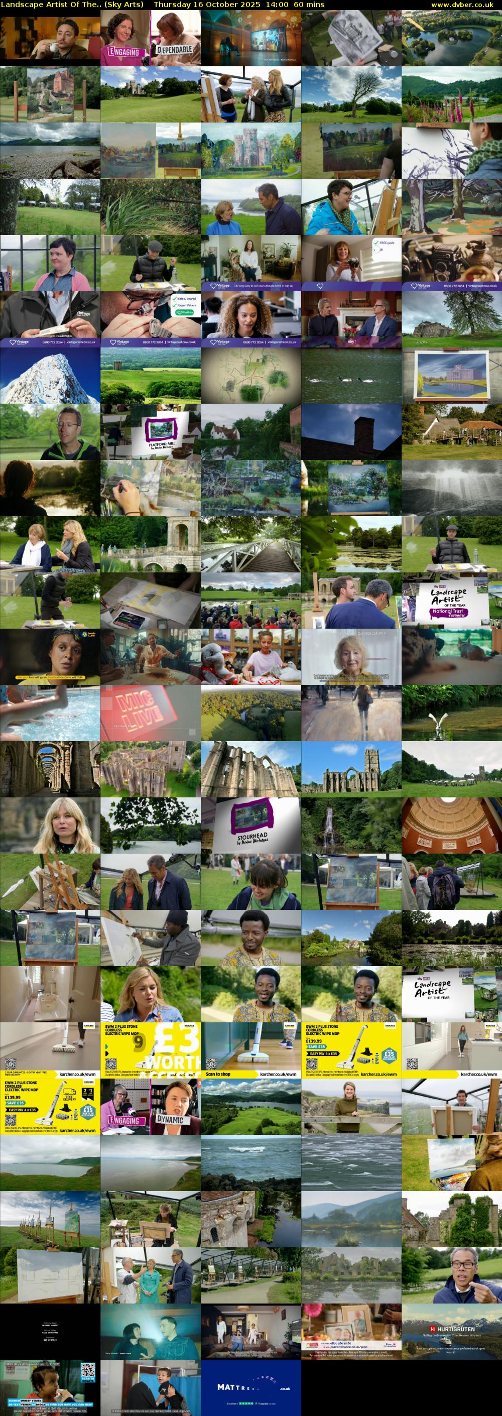 Landscape Artist Of The.. (Sky Arts) Thursday 16 October 2025 14:00 - 15:00