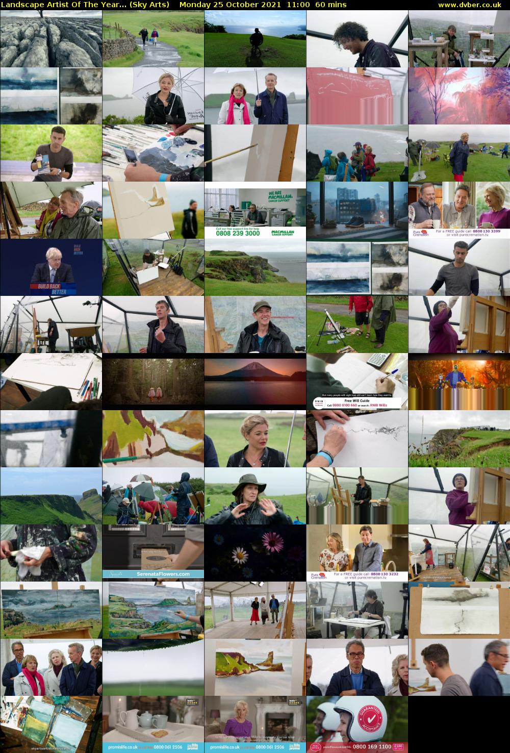 Landscape Artist Of The Year... (Sky Arts) Monday 25 October 2021 11:00 - 12:00