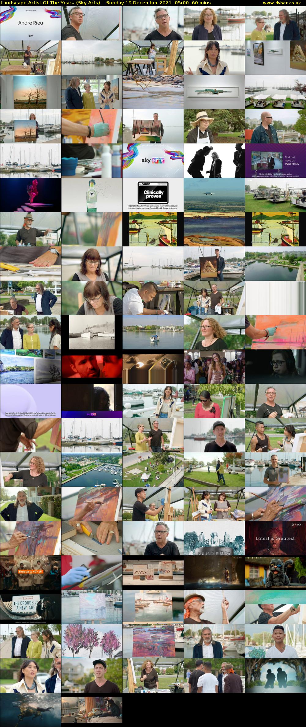 Landscape Artist Of The Year.. (Sky Arts) Sunday 19 December 2021 05:00 - 06:00