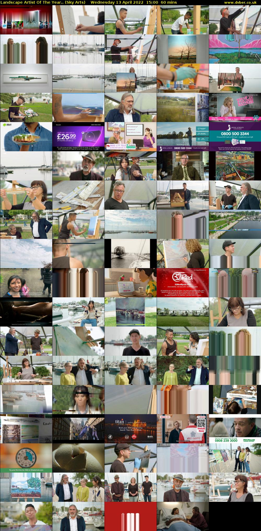 Landscape Artist Of The Year.. (Sky Arts) Wednesday 13 April 2022 15:00 - 16:00