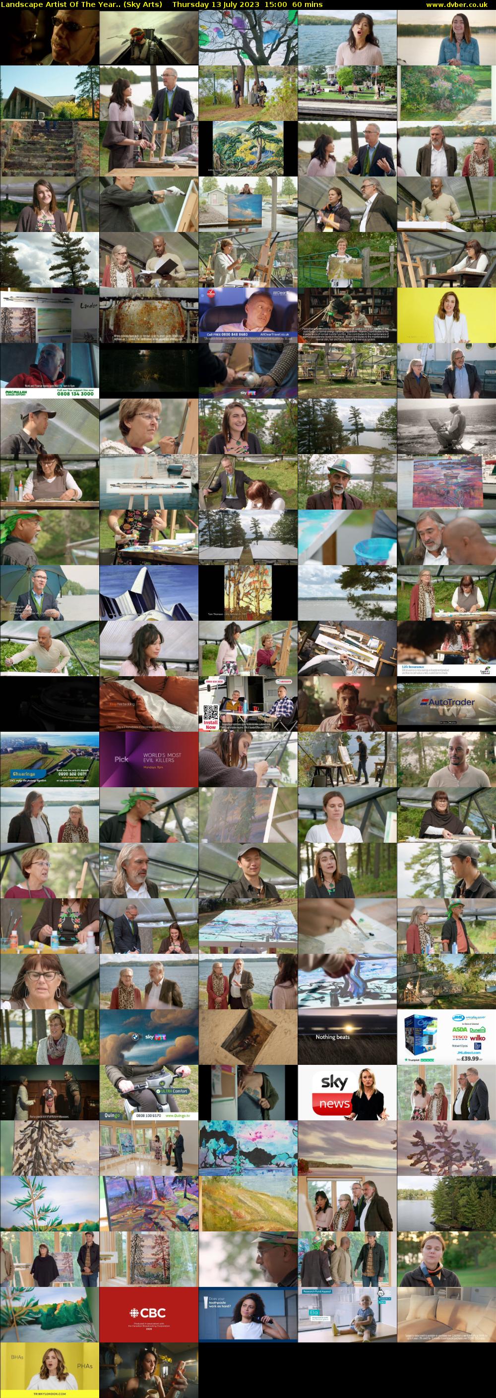 Landscape Artist Of The Year.. (Sky Arts) Thursday 13 July 2023 15:00 - 16:00