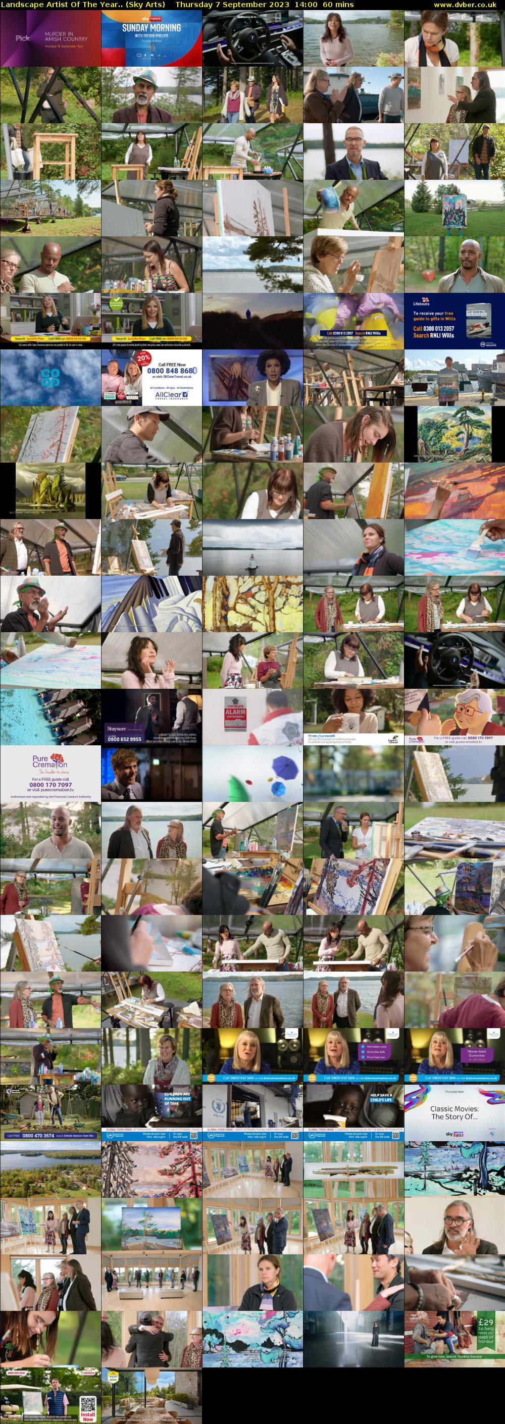 Landscape Artist Of The Year.. (Sky Arts) Thursday 7 September 2023 14:00 - 15:00