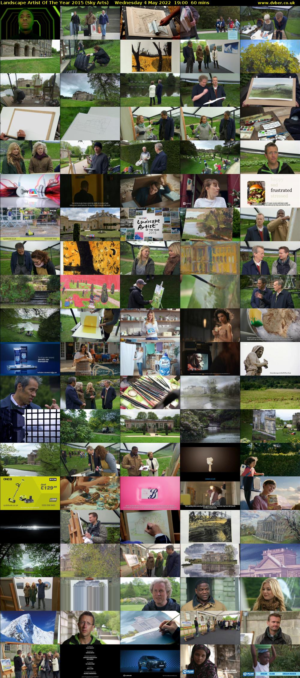 Landscape Artist Of The Year 2015 (Sky Arts) Wednesday 4 May 2022 19:00 - 20:00