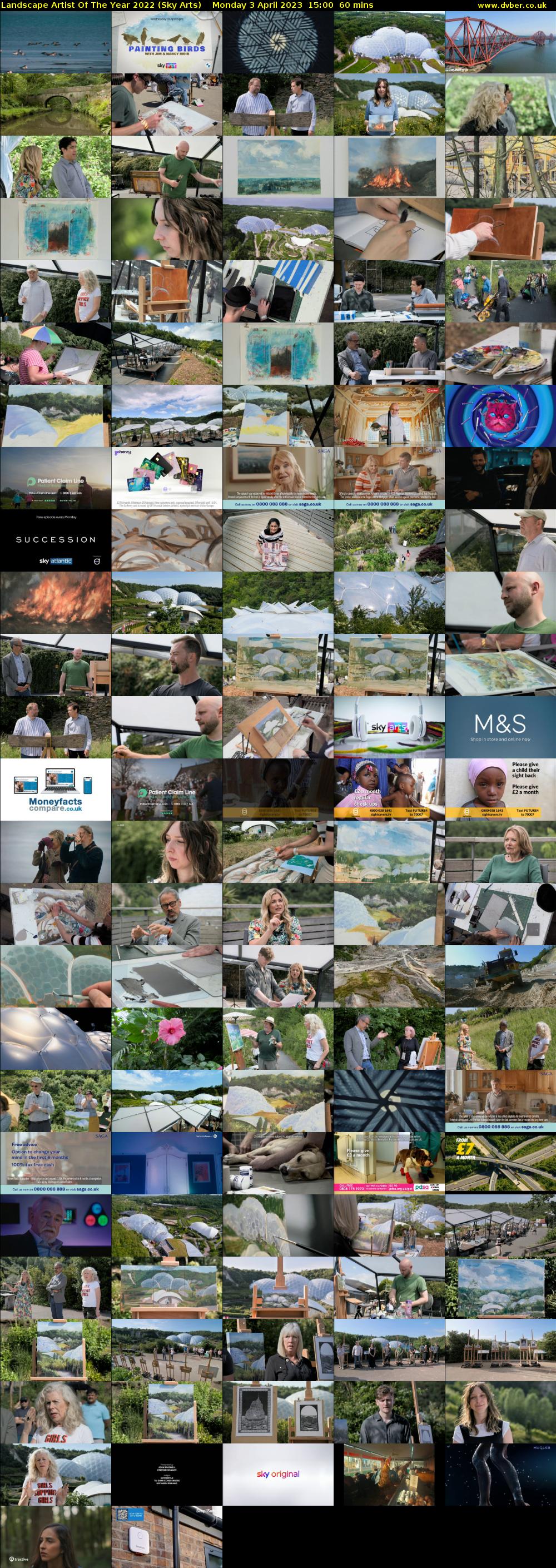 Landscape Artist Of The Year 2022 (Sky Arts) Monday 3 April 2023 15:00 - 16:00