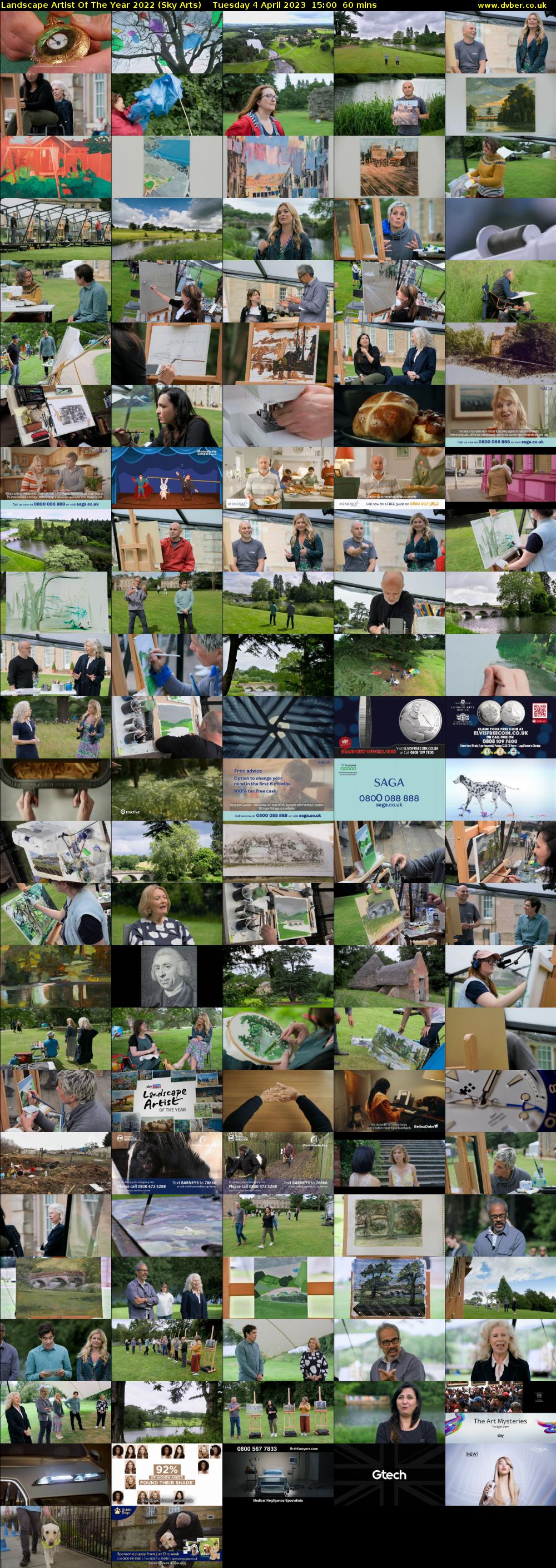 Landscape Artist Of The Year 2022 (Sky Arts) Tuesday 4 April 2023 15:00 - 16:00