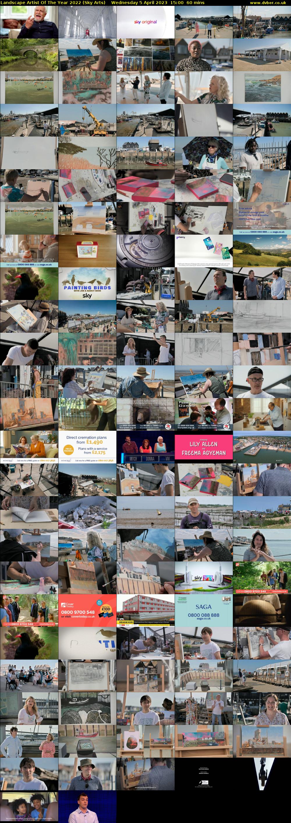 Landscape Artist Of The Year 2022 (Sky Arts) Wednesday 5 April 2023 15:00 - 16:00
