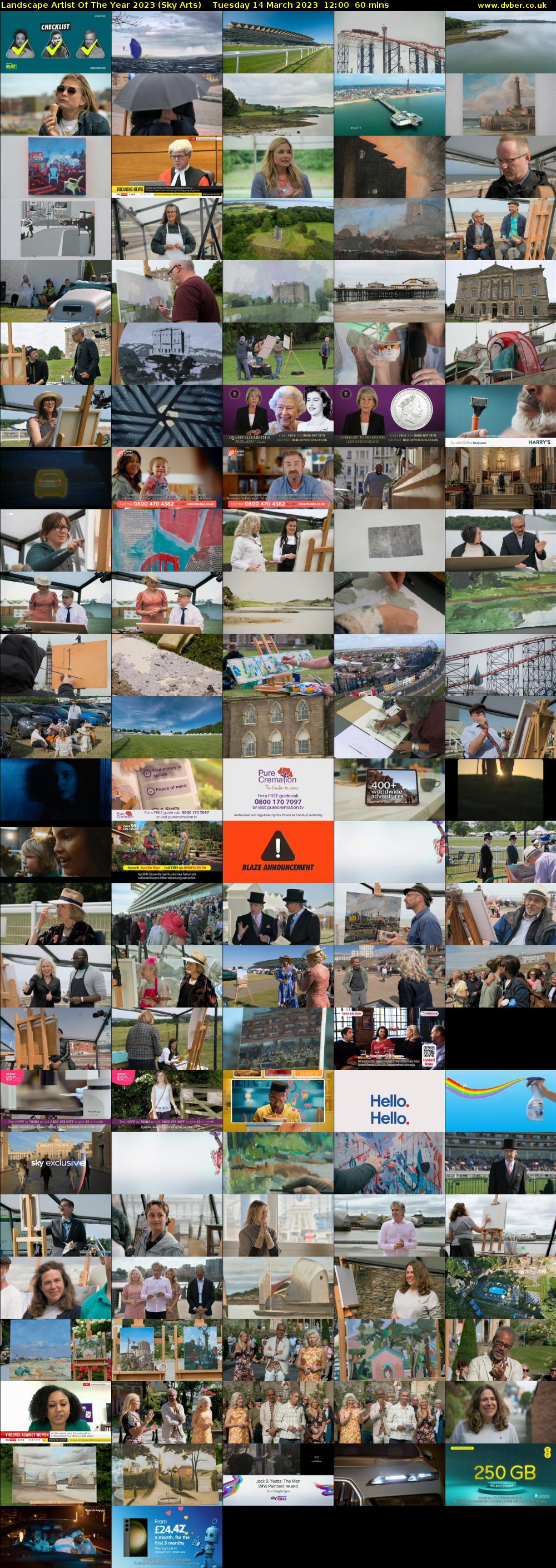 Landscape Artist Of The Year 2023 (Sky Arts) Tuesday 14 March 2023 12:00 - 13:00