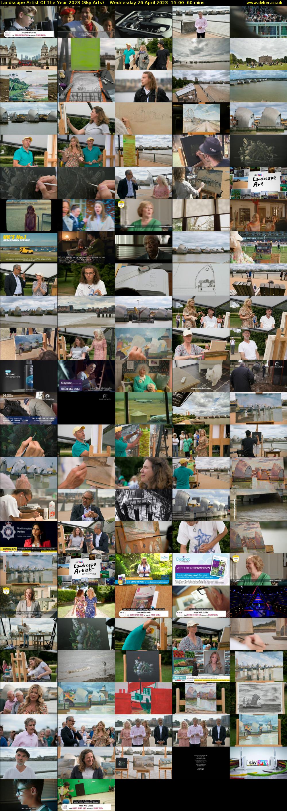 Landscape Artist Of The Year 2023 (Sky Arts) Wednesday 26 April 2023 15:00 - 16:00