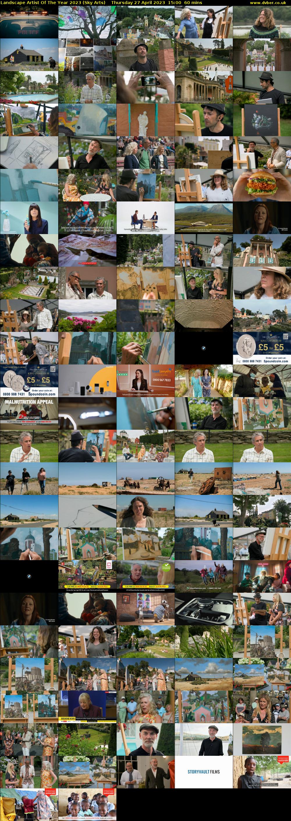 Landscape Artist Of The Year 2023 (Sky Arts) Thursday 27 April 2023 15:00 - 16:00
