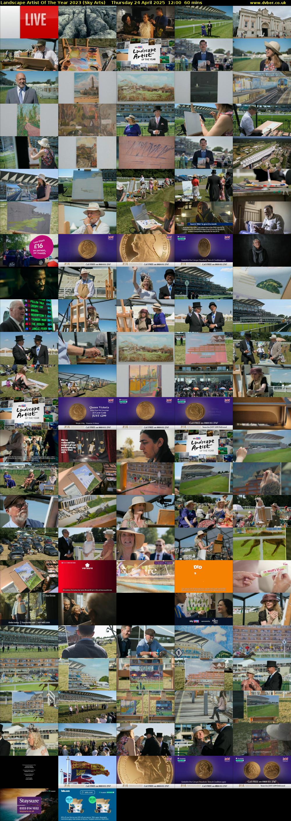 Landscape Artist Of The Year 2023 (Sky Arts) Thursday 24 April 2025 12:00 - 13:00