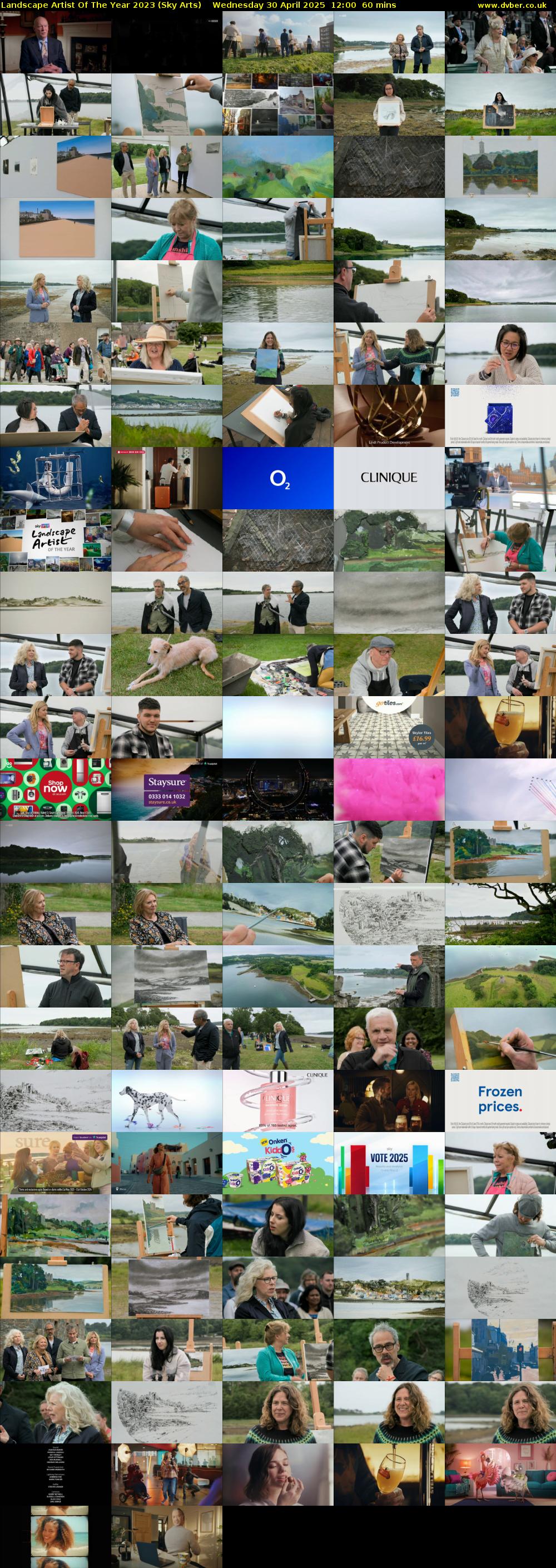 Landscape Artist Of The Year 2023 (Sky Arts) Wednesday 30 April 2025 12:00 - 13:00