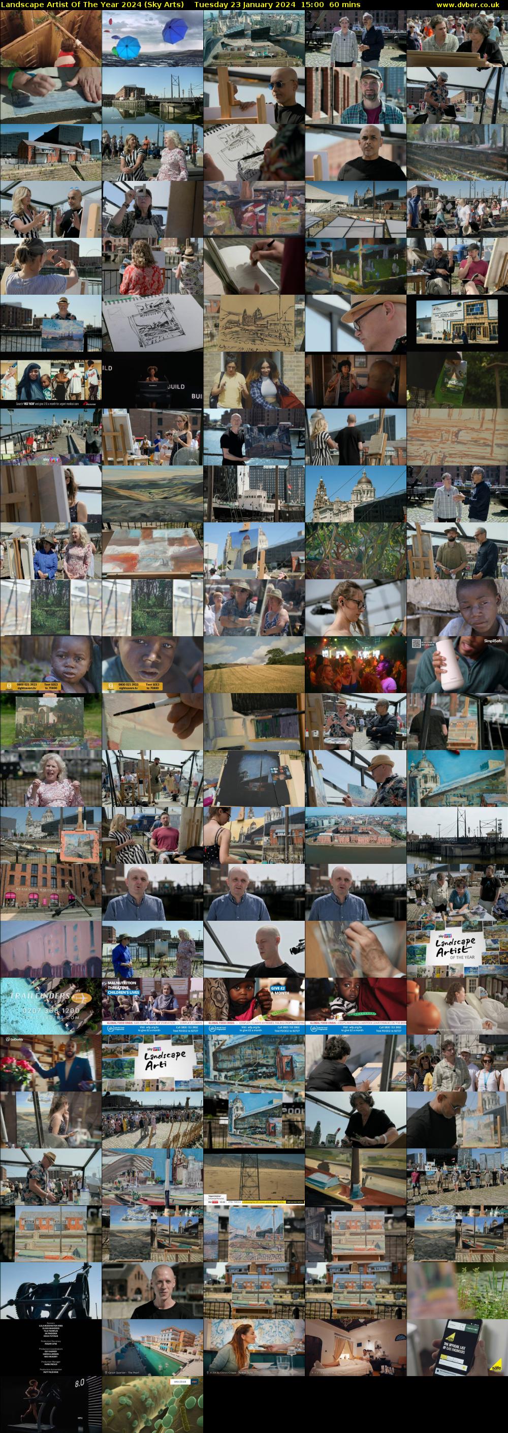 Landscape Artist Of The Year 2024 (Sky Arts) Tuesday 23 January 2024 15:00 - 16:00