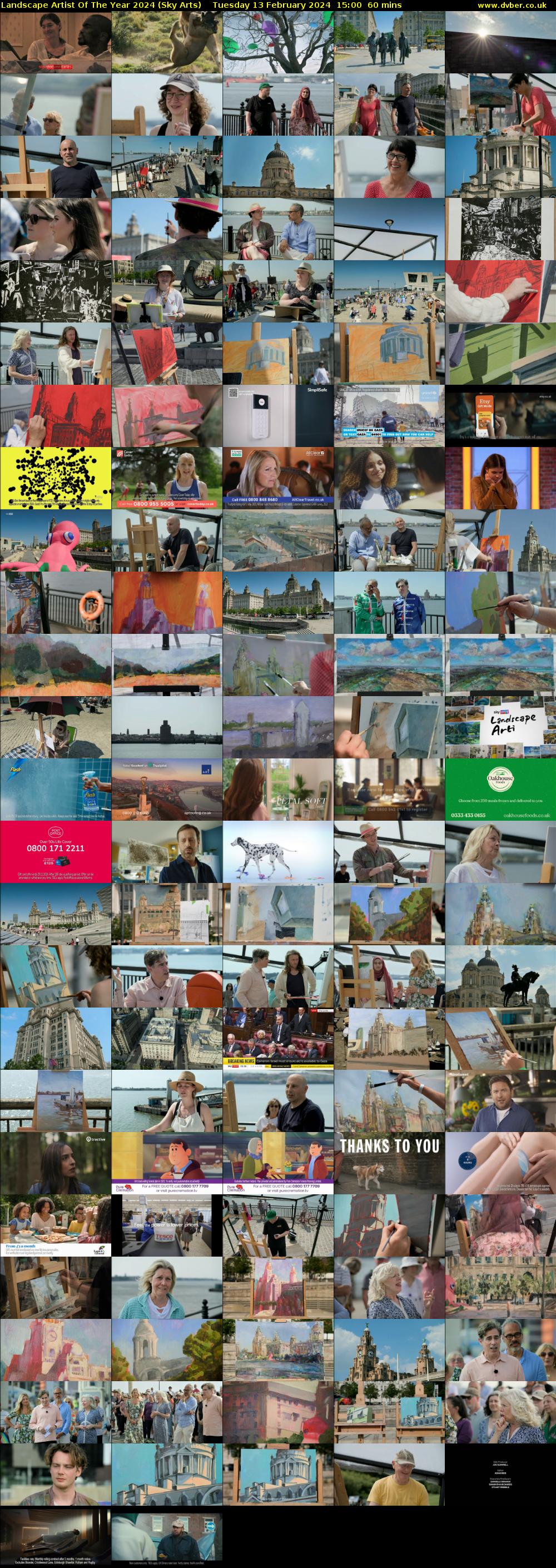 Landscape Artist Of The Year 2024 (Sky Arts) Tuesday 13 February 2024 15:00 - 16:00