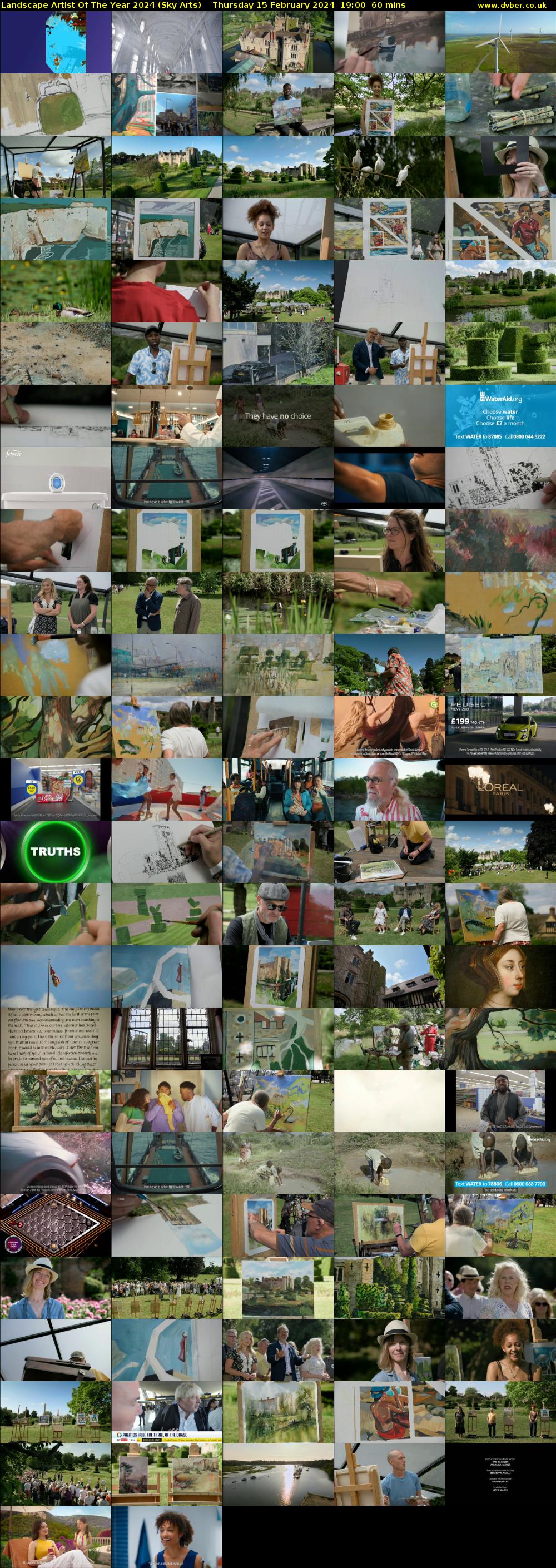 Landscape Artist Of The Year 2024 (Sky Arts) Thursday 15 February 2024 19:00 - 20:00
