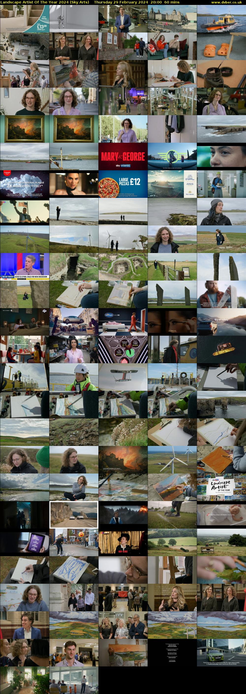 Landscape Artist Of The Year 2024 (Sky Arts) Thursday 29 February 2024 20:00 - 21:00