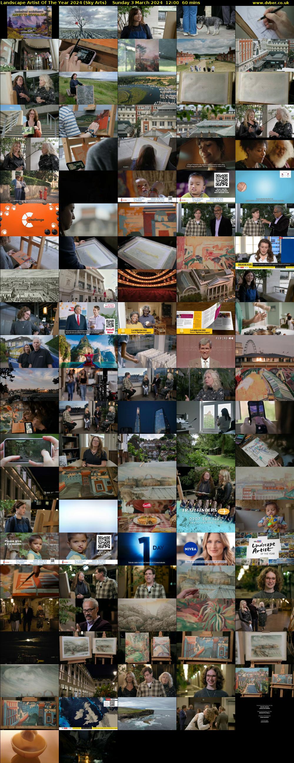 Landscape Artist Of The Year 2024 (Sky Arts) Sunday 3 March 2024 12:00 - 13:00