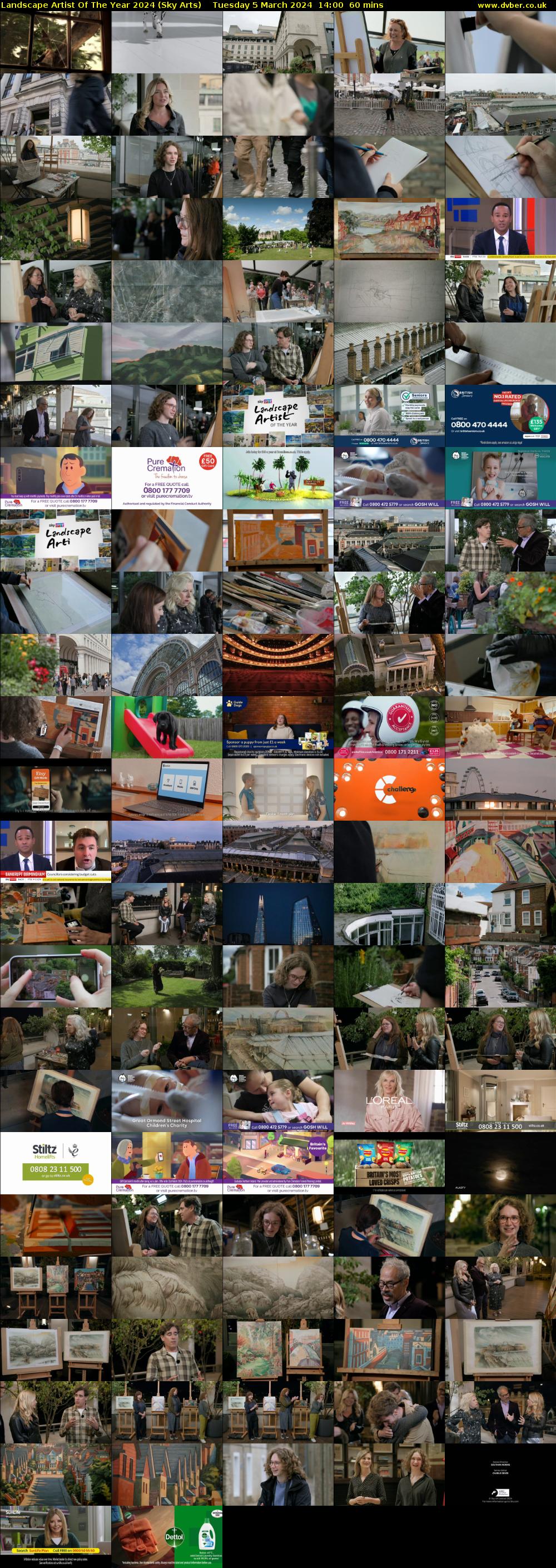 Landscape Artist Of The Year 2024 (Sky Arts) Tuesday 5 March 2024 14:00 - 15:00