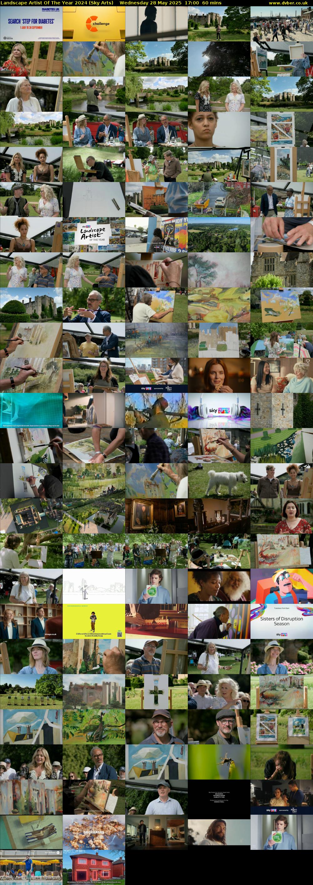 Landscape Artist Of The Year 2024 (Sky Arts) Wednesday 28 May 2025 17:00 - 18:00