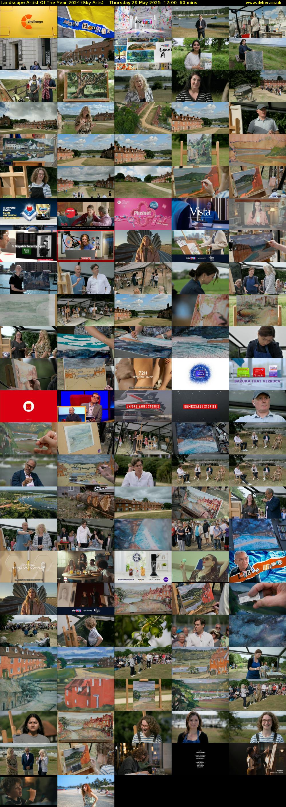 Landscape Artist Of The Year 2024 (Sky Arts) Thursday 29 May 2025 17:00 - 18:00
