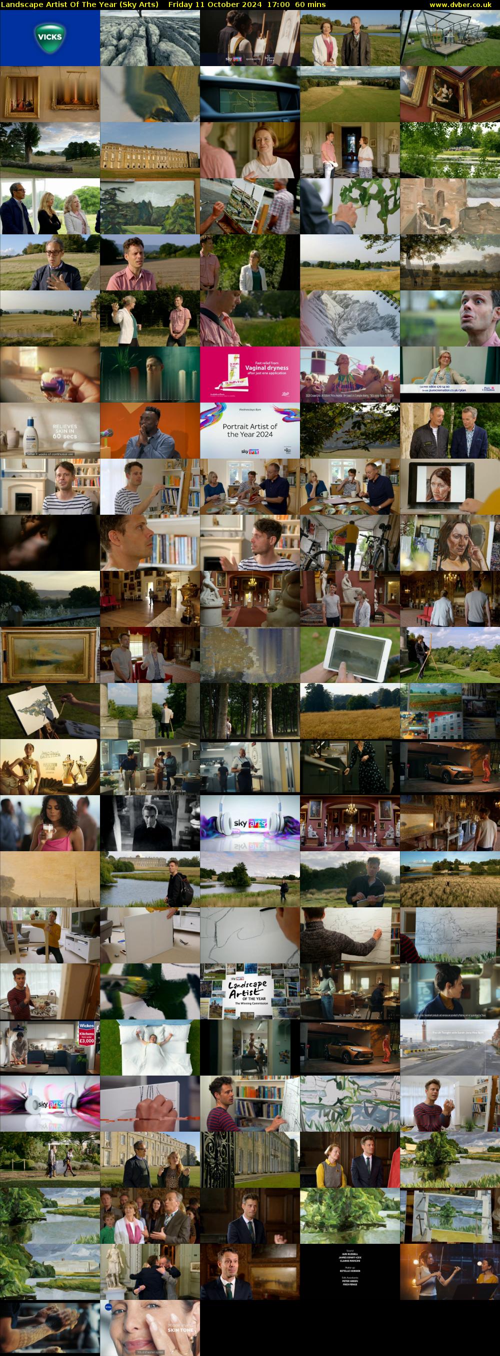 Landscape Artist Of The Year (Sky Arts) Friday 11 October 2024 17:00 - 18:00