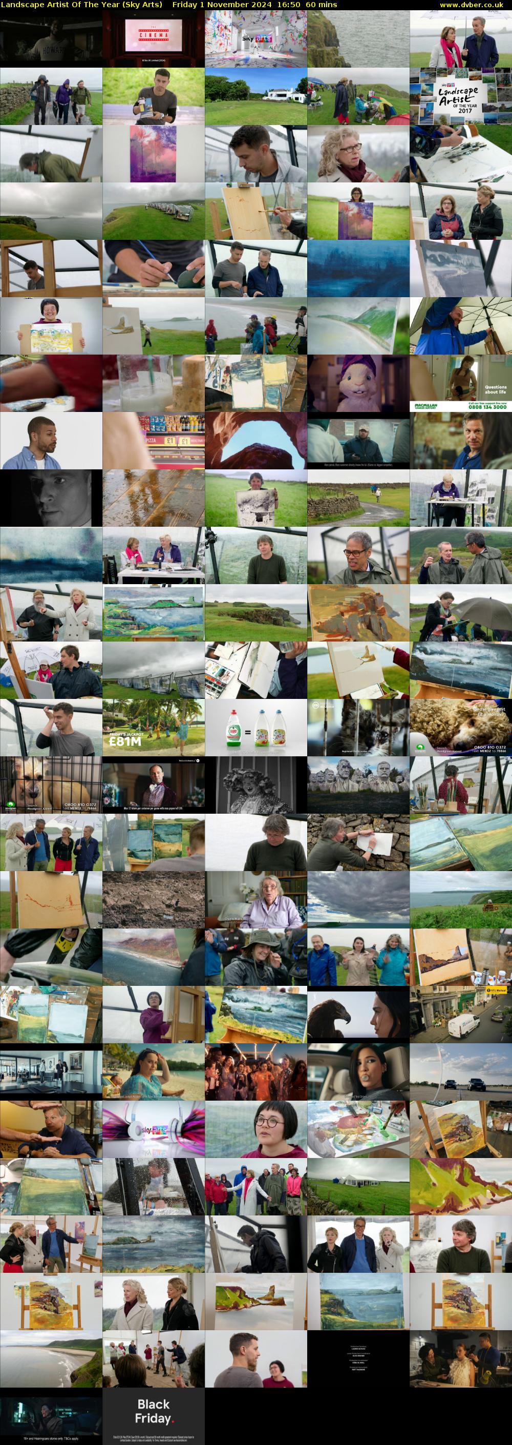 Landscape Artist Of The Year (Sky Arts) Friday 1 November 2024 16:50 - 17:50
