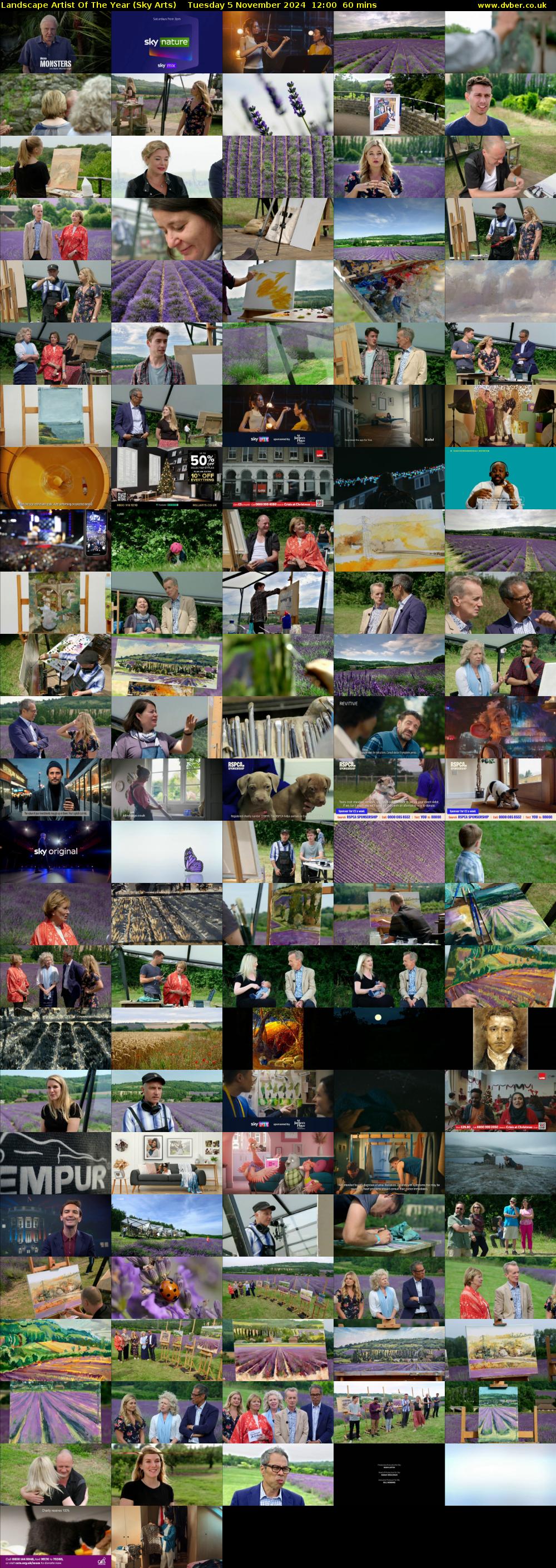 Landscape Artist Of The Year (Sky Arts) Tuesday 5 November 2024 12:00 - 13:00