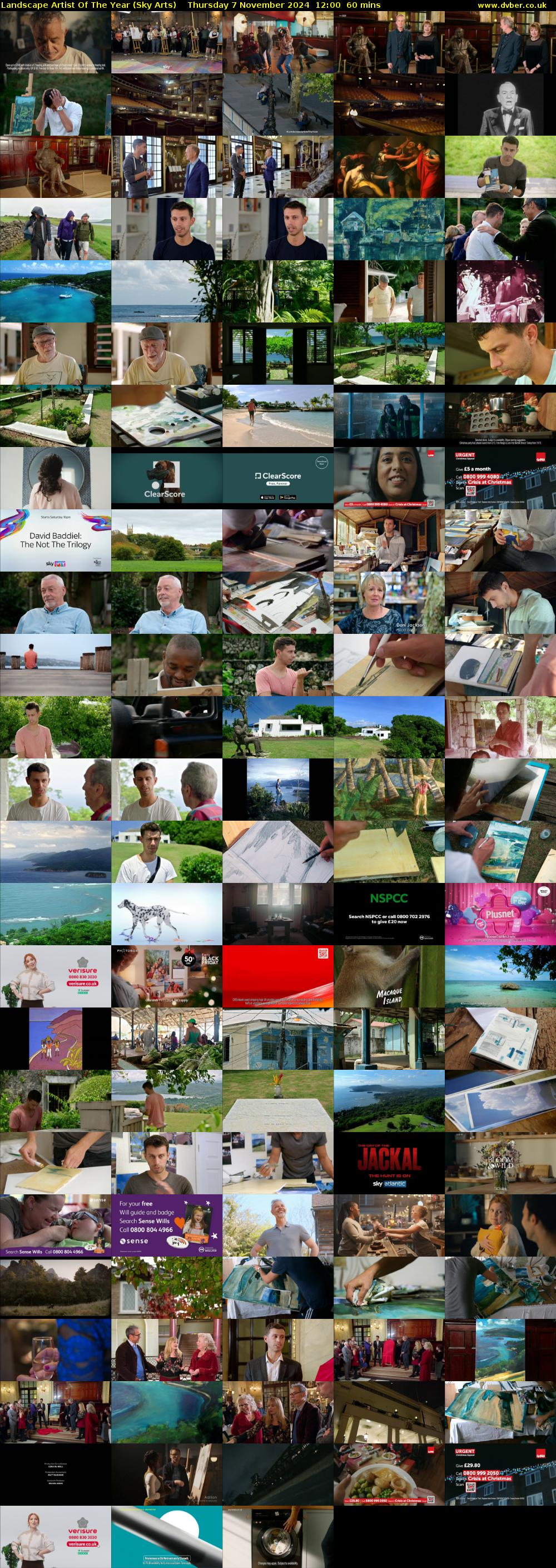 Landscape Artist Of The Year (Sky Arts) Thursday 7 November 2024 12:00 - 13:00