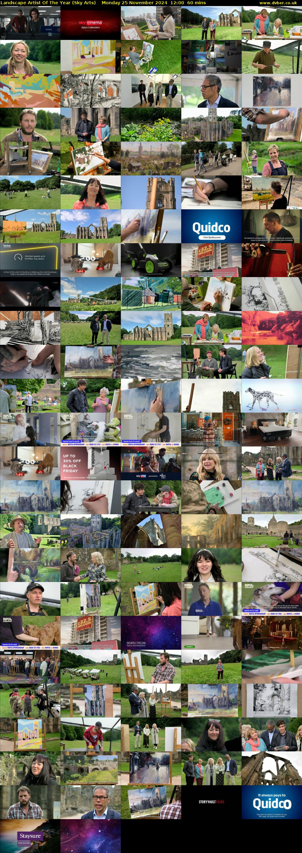 Landscape Artist Of The Year (Sky Arts) Monday 25 November 2024 12:00 - 13:00
