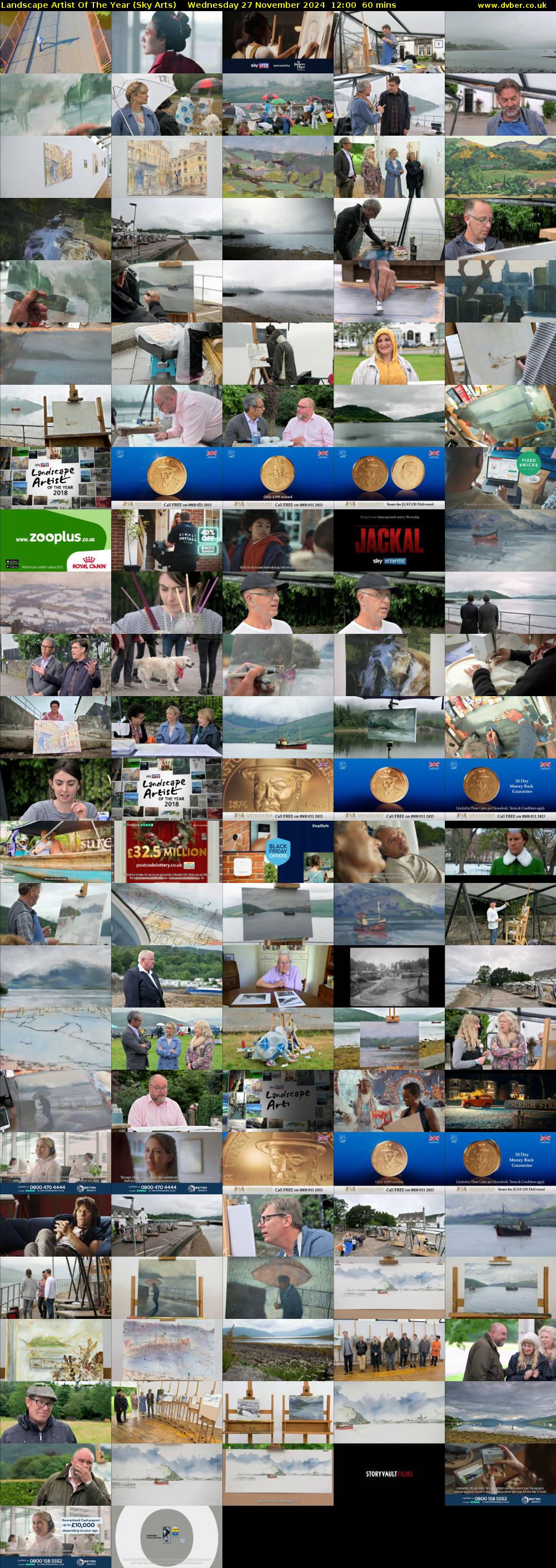 Landscape Artist Of The Year (Sky Arts) Wednesday 27 November 2024 12:00 - 13:00