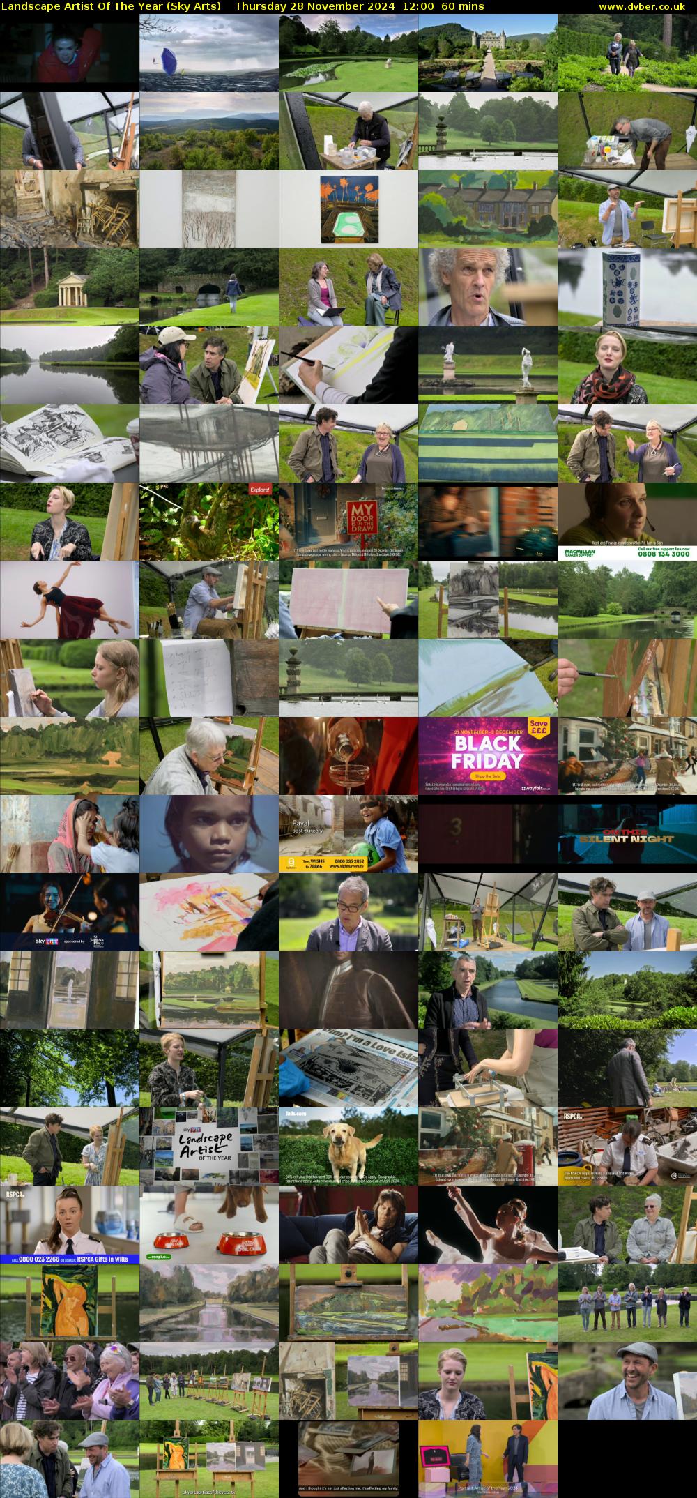 Landscape Artist Of The Year (Sky Arts) Thursday 28 November 2024 12:00 - 13:00