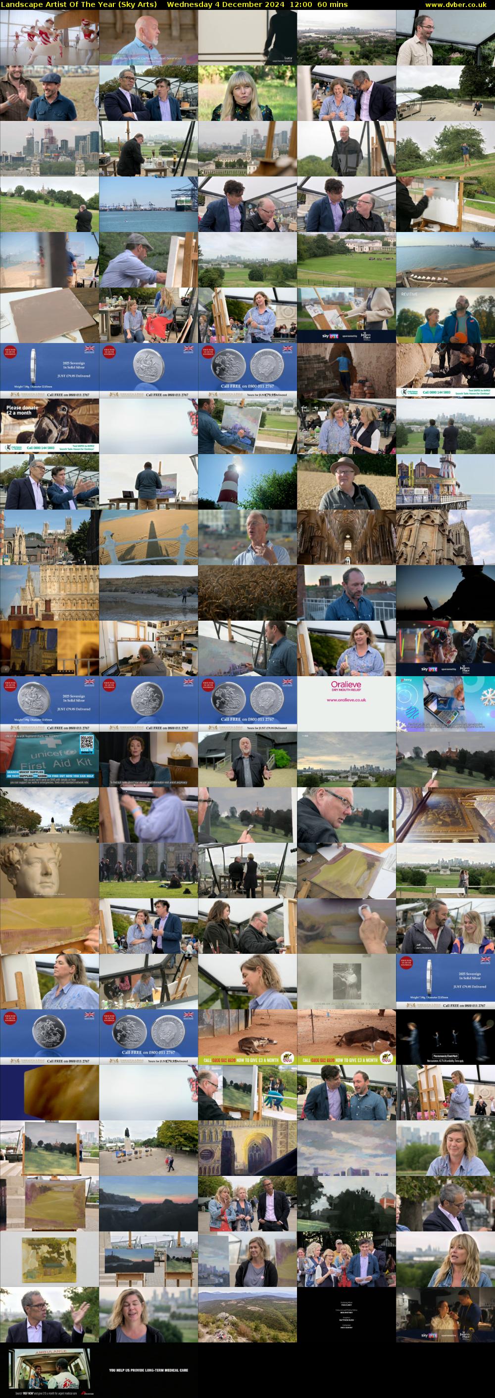 Landscape Artist Of The Year (Sky Arts) Wednesday 4 December 2024 12:00 - 13:00