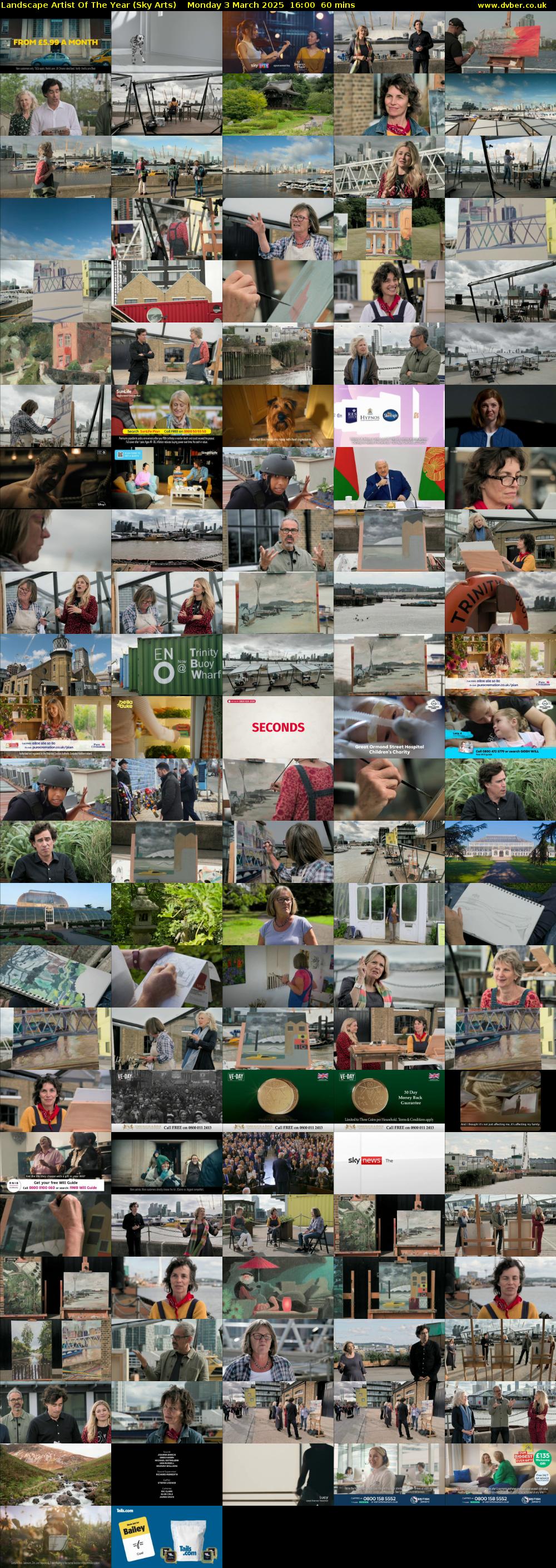 Landscape Artist Of The Year (Sky Arts) Monday 3 March 2025 16:00 - 17:00
