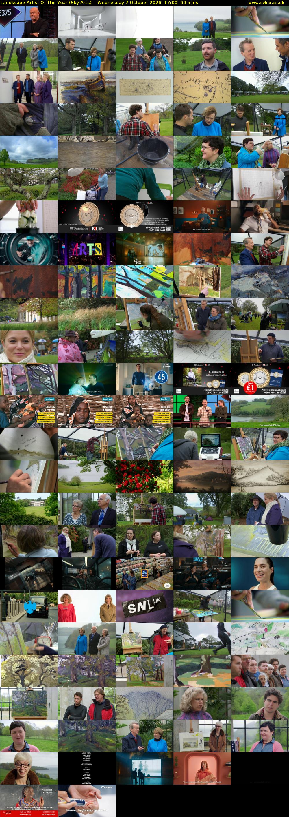 Landscape Artist Of The Year (Sky Arts) Wednesday 7 October 2026 17:00 - 18:00