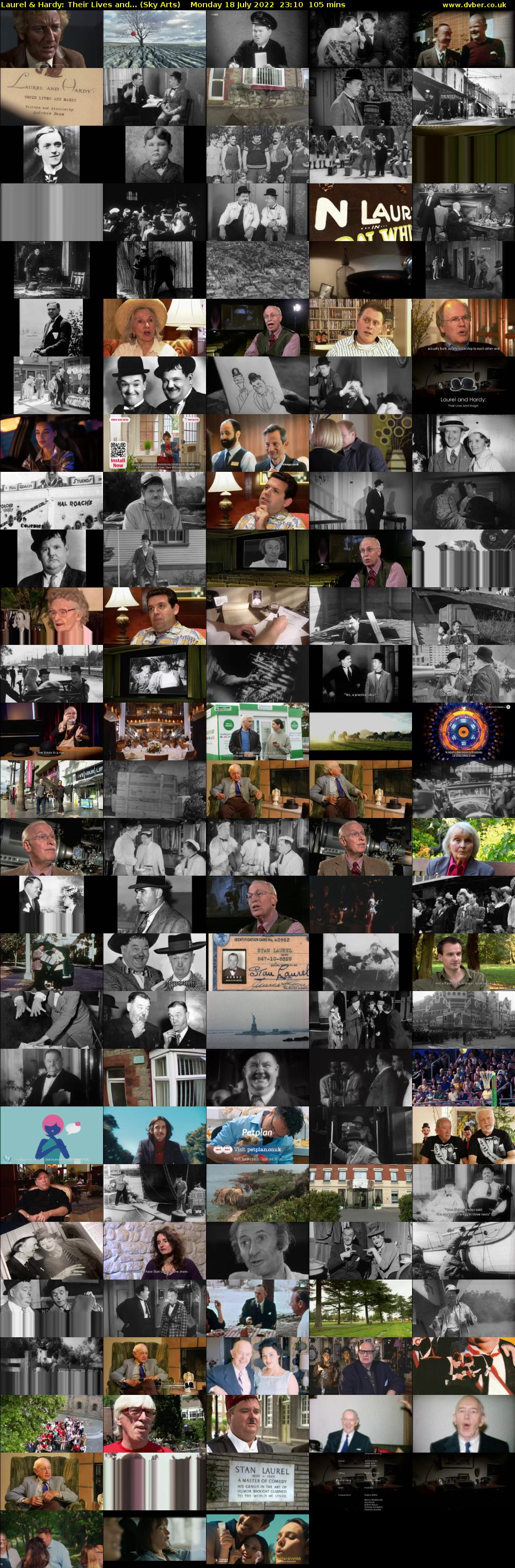Laurel & Hardy: Their Lives and... (Sky Arts) Monday 18 July 2022 23:10 - 00:55