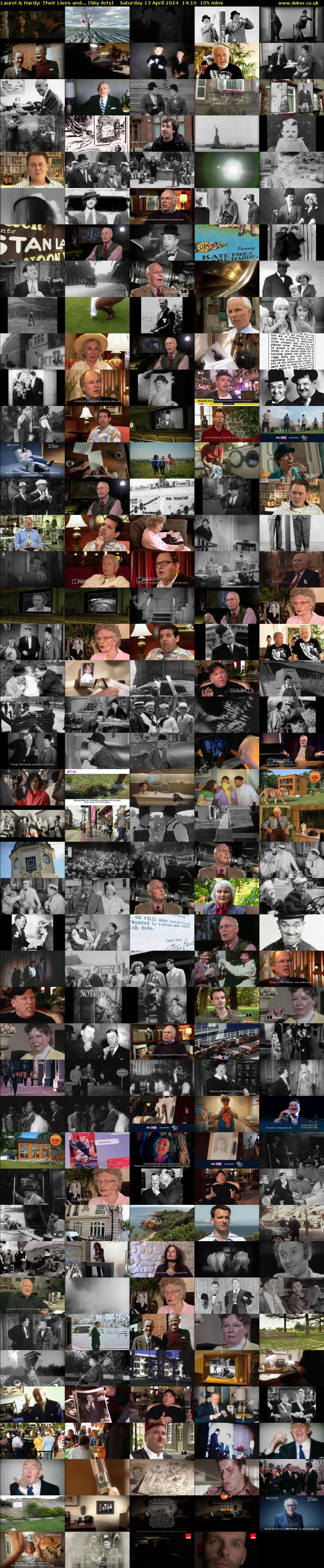 Laurel & Hardy: Their Lives and... (Sky Arts) Saturday 13 April 2024 14:10 - 15:55