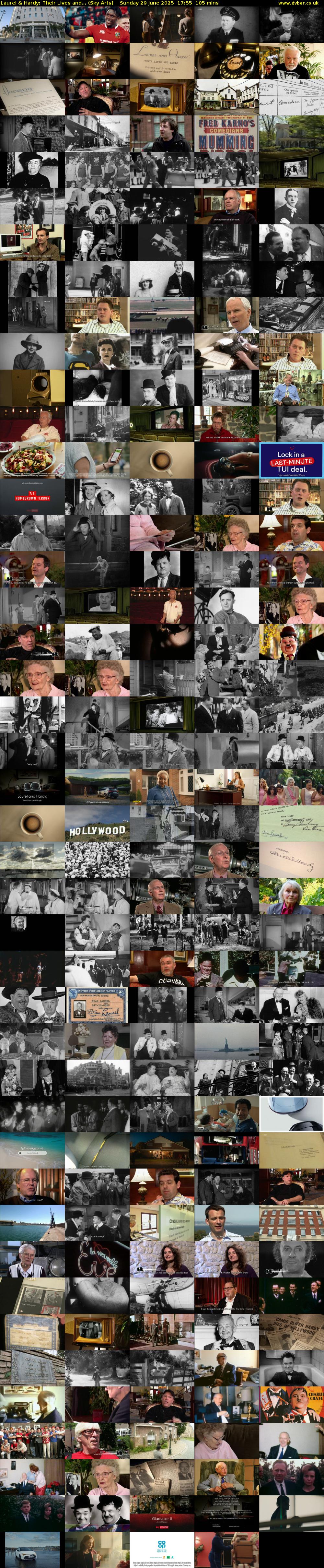 Laurel & Hardy: Their Lives and... (Sky Arts) Sunday 29 June 2025 17:55 - 19:40