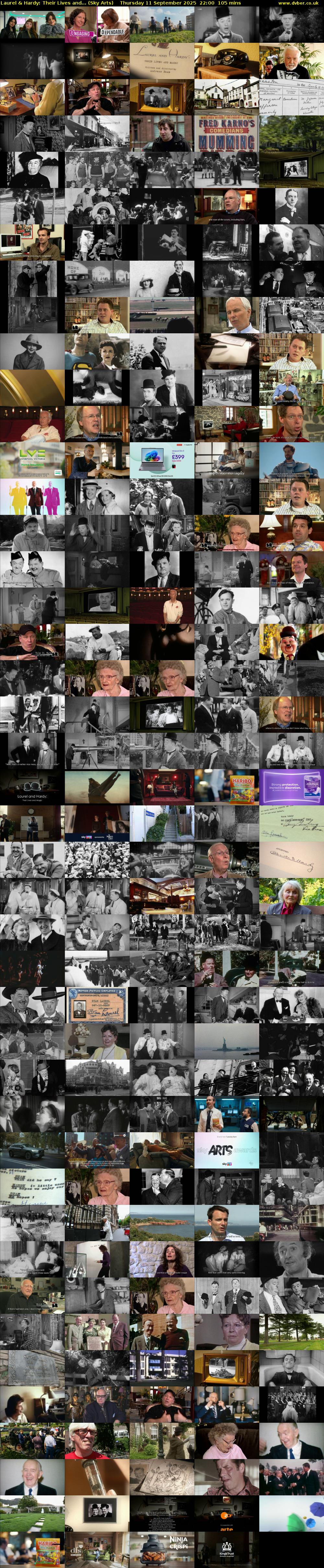 Laurel & Hardy: Their Lives and... (Sky Arts) Thursday 11 September 2025 22:00 - 23:45