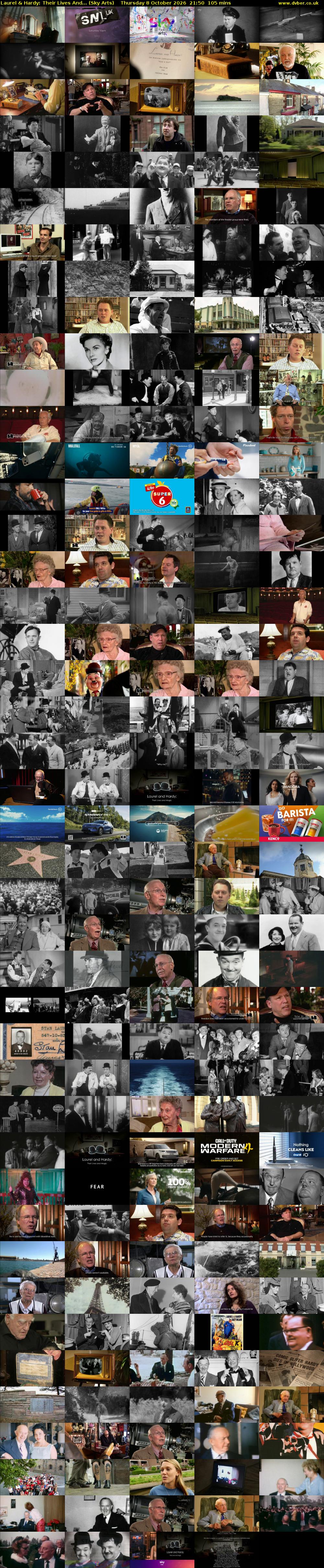 Laurel & Hardy: Their Lives and... (Sky Arts) Thursday 8 October 2026 21:50 - 23:35