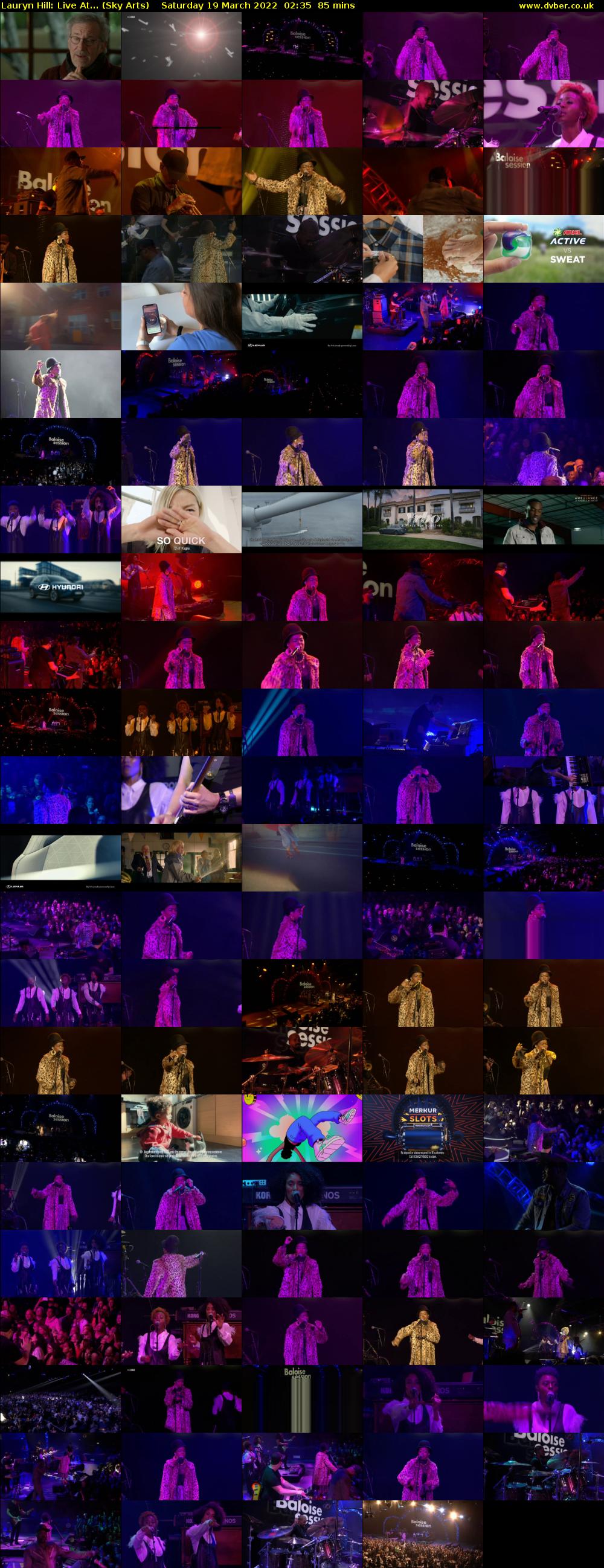 Lauryn Hill: Live At... (Sky Arts) Saturday 19 March 2022 02:35 - 04:00