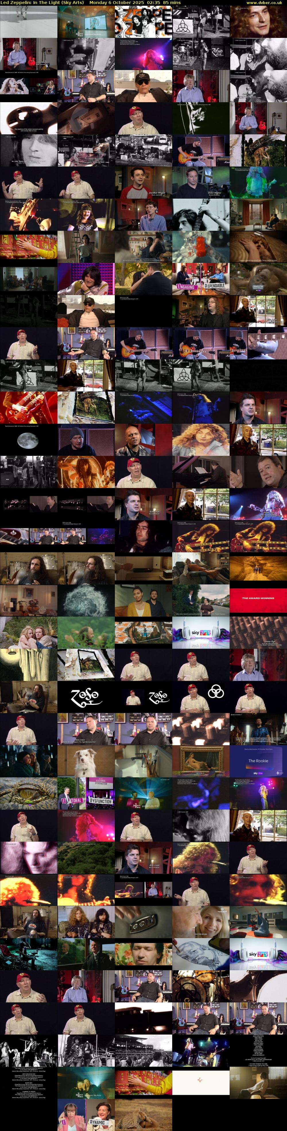 Led Zeppelin: In The Light (Sky Arts) Monday 6 October 2025 02:35 - 04:00