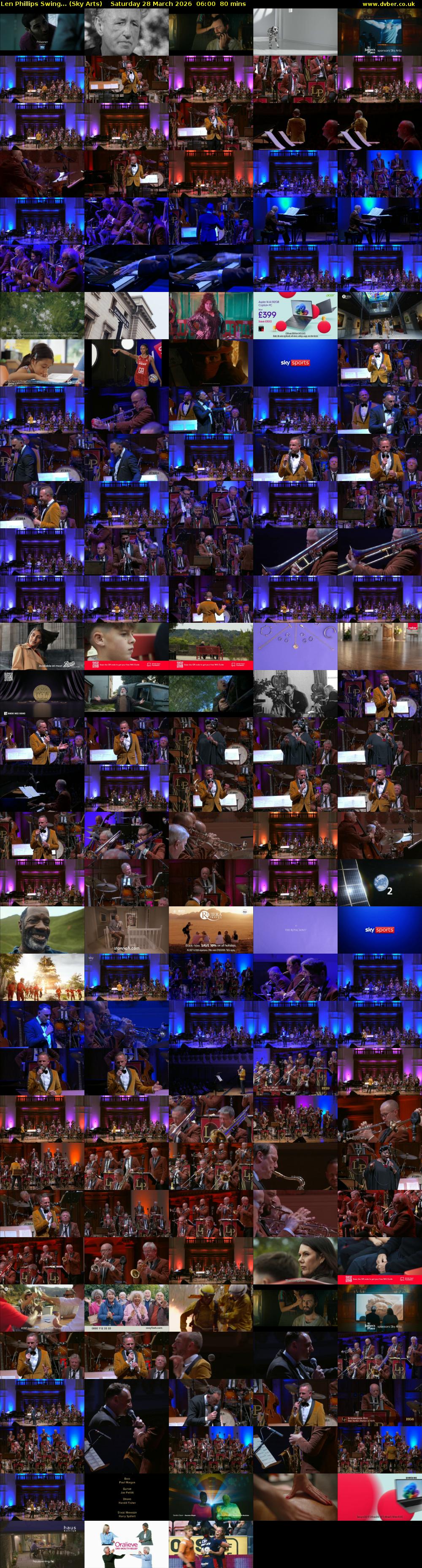 Len Phillips Swing... (Sky Arts) Saturday 28 March 2026 06:00 - 07:20