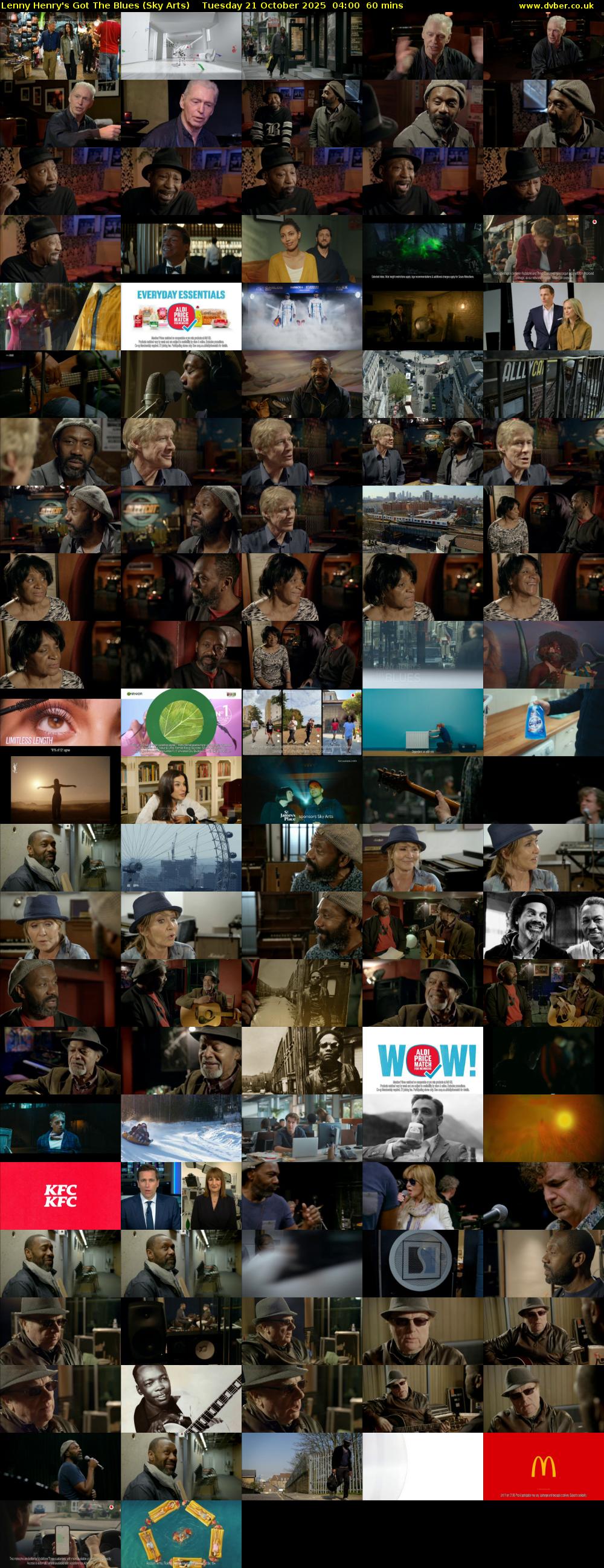 Lenny Henry's Got The Blues (Sky Arts) Tuesday 21 October 2025 04:00 - 05:00