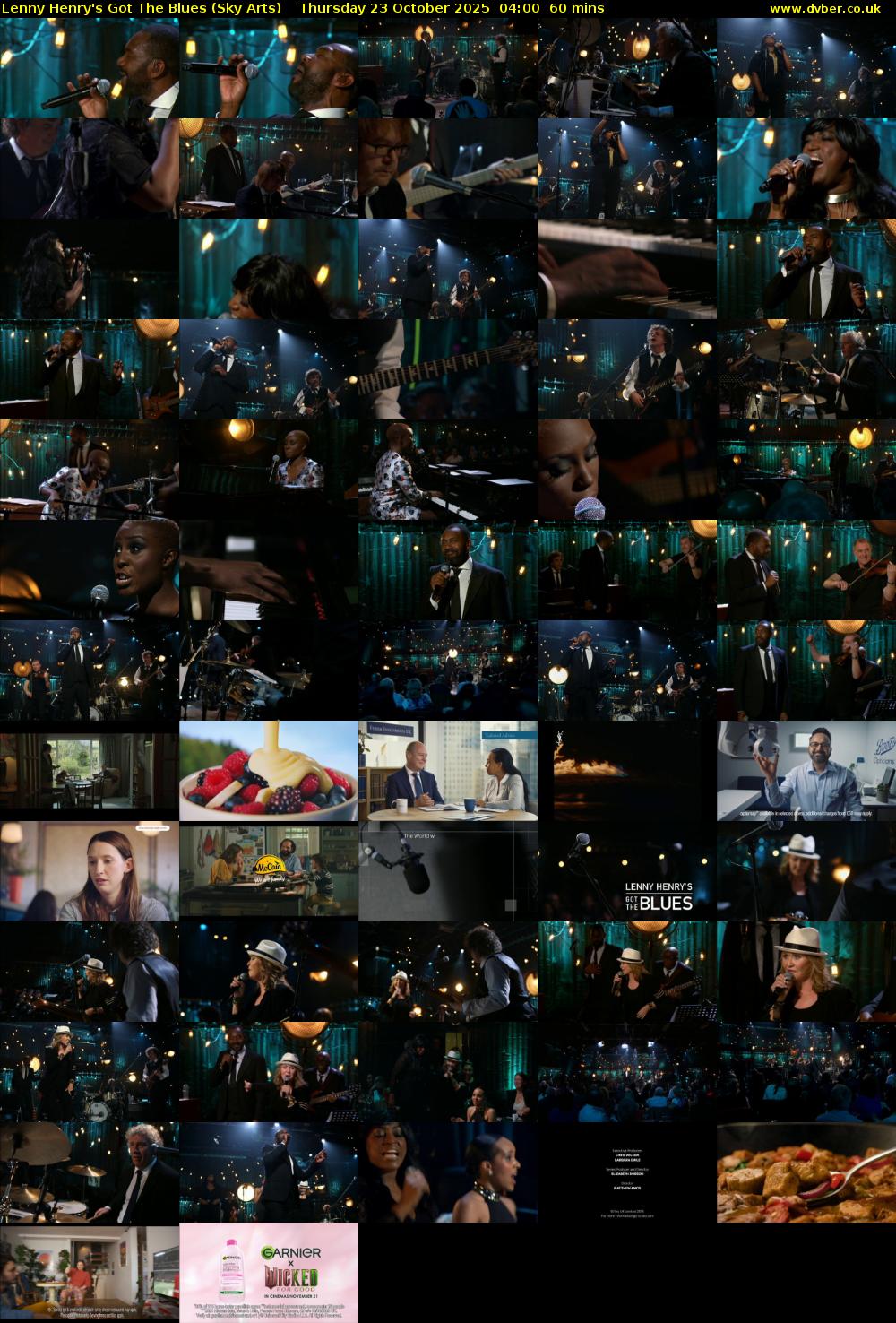 Lenny Henry's Got The Blues (Sky Arts) Thursday 23 October 2025 04:00 - 05:00