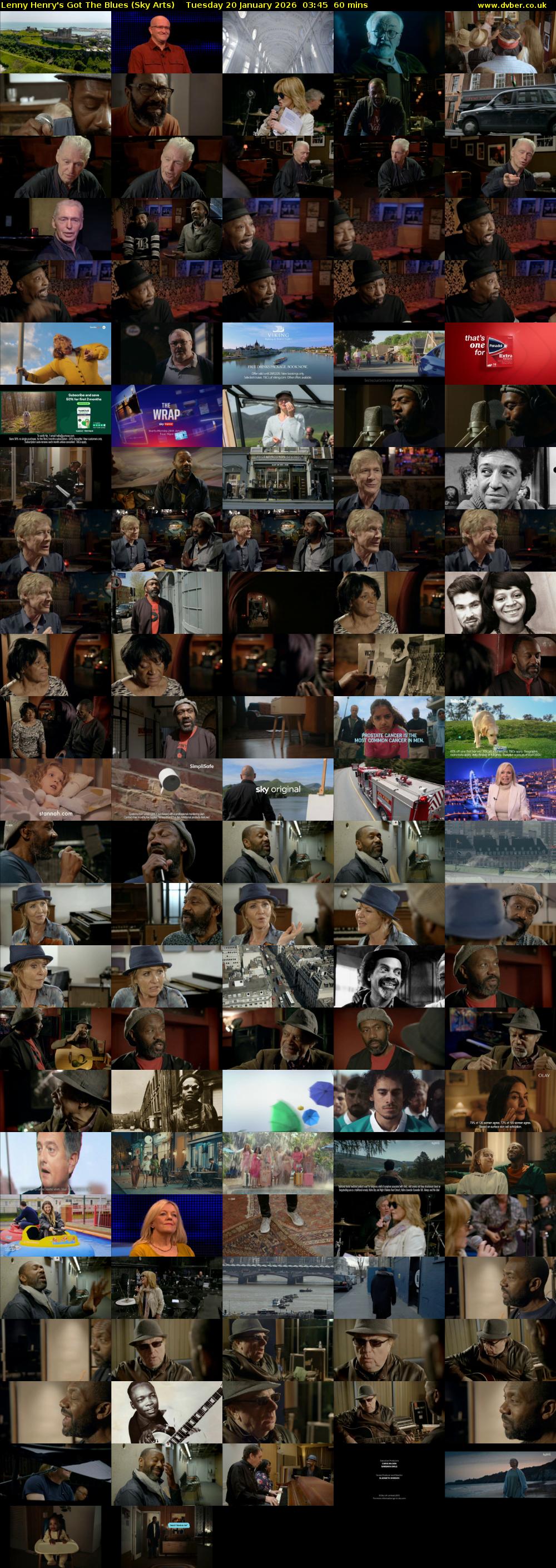 Lenny Henry's Got The Blues (Sky Arts) Tuesday 20 January 2026 03:45 - 04:45